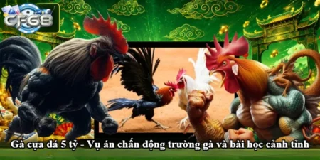 Gà cựa đá 5 tỷ - Vụ án chấn động trường gà và bài học cảnh tỉnh