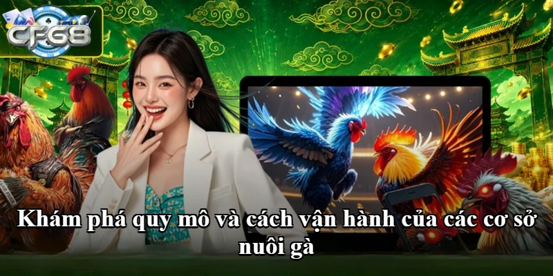 Khám phá quy mô và cách vận hành của các cơ sở nuôi gà